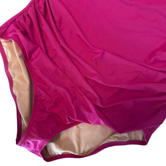 NEW J.Crew Sleek ruched one-shoulder one-piece swimsuit Size 20 - Picture 8 of 12